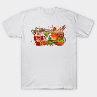 Christmas Latte Funny 2023 T-Shirt